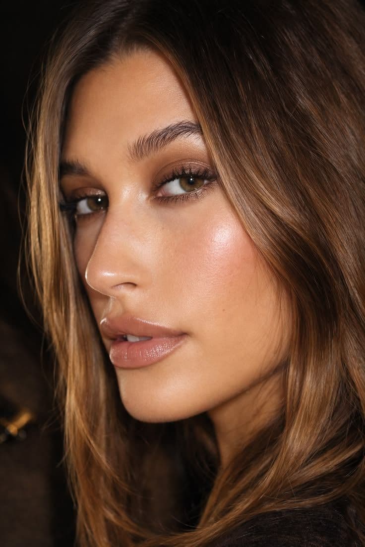 Brown makeup