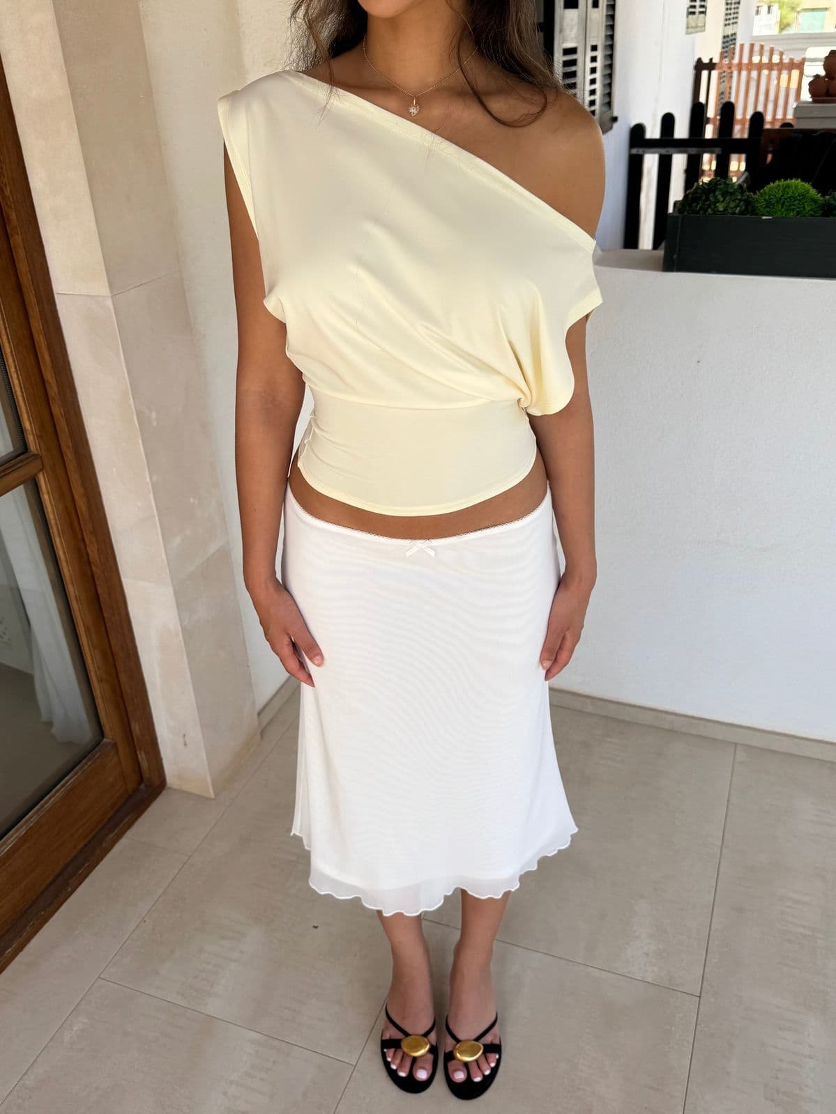 Butter Yellow + White