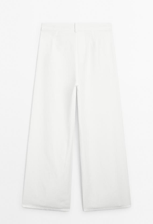 Massimo Dutti White Pants