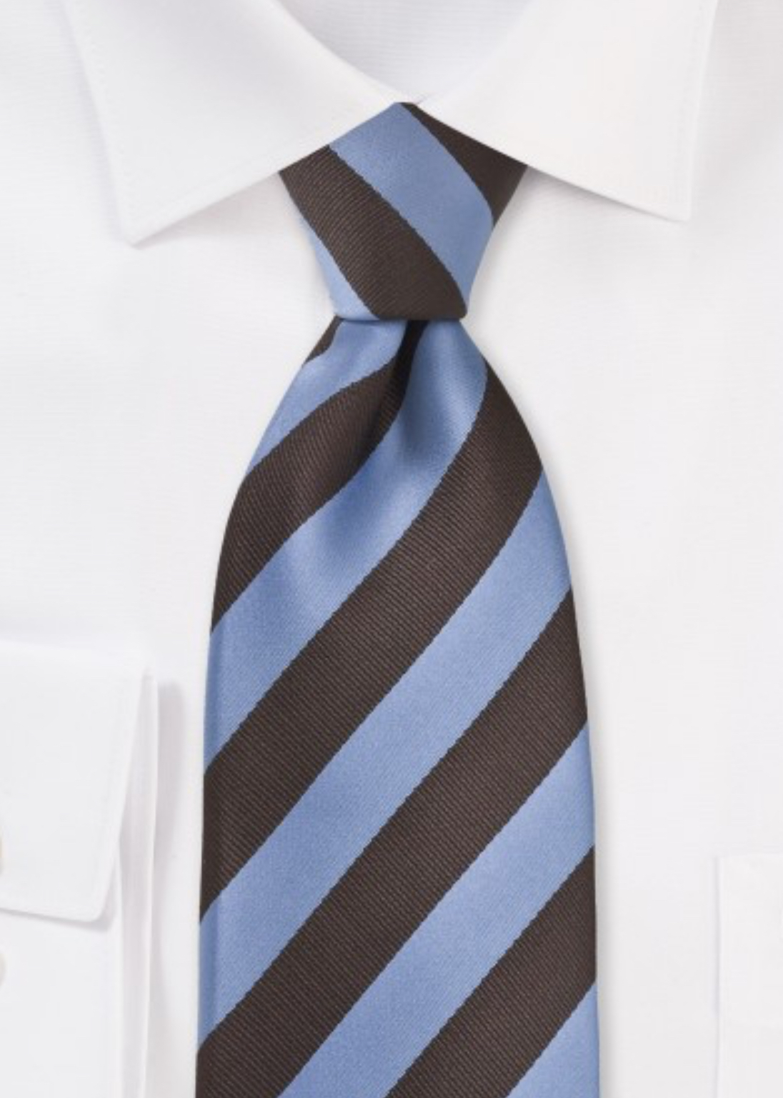 Blue and Brown Tie