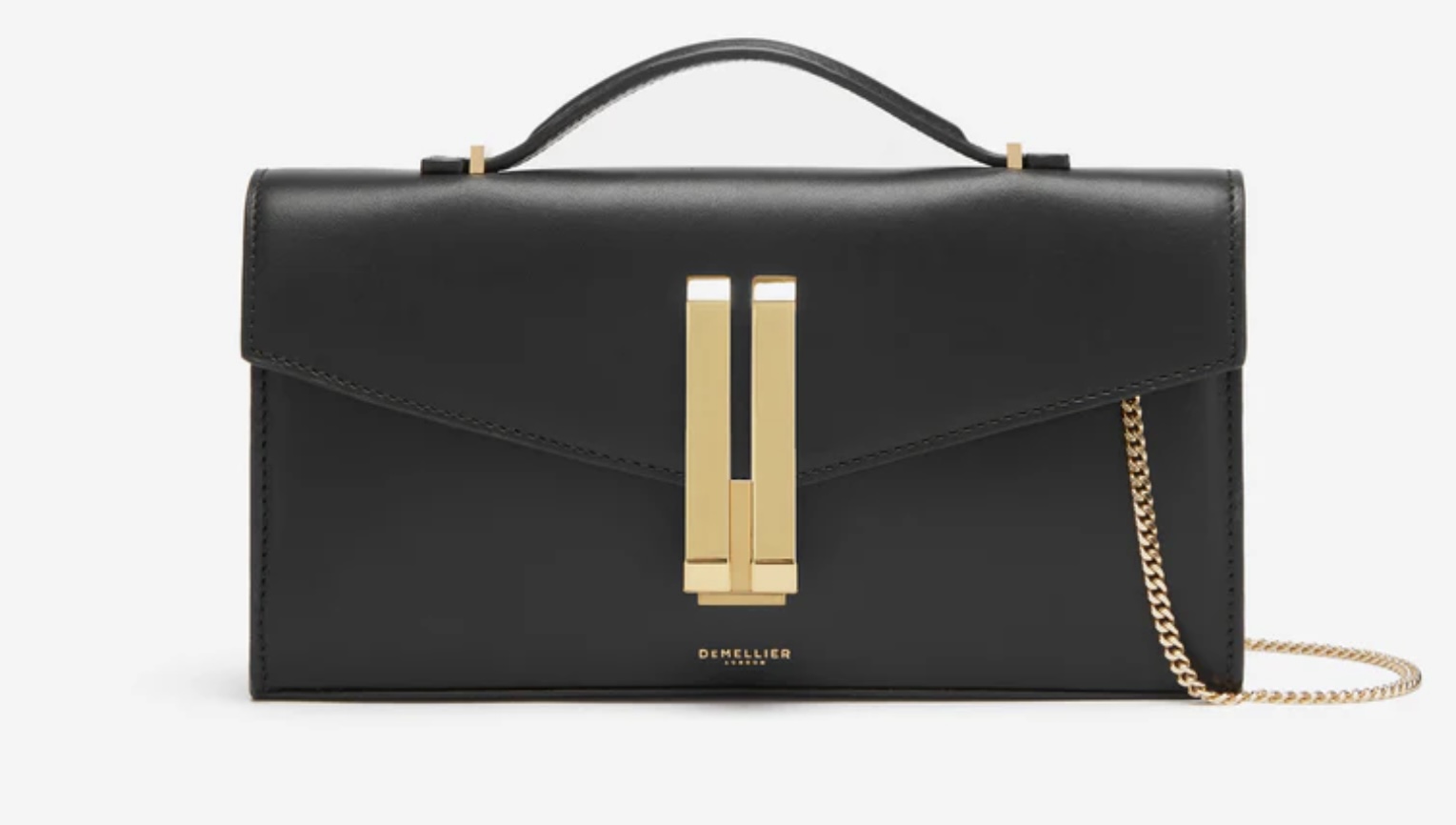 Demellier Vancouver Clutch Bag - Black